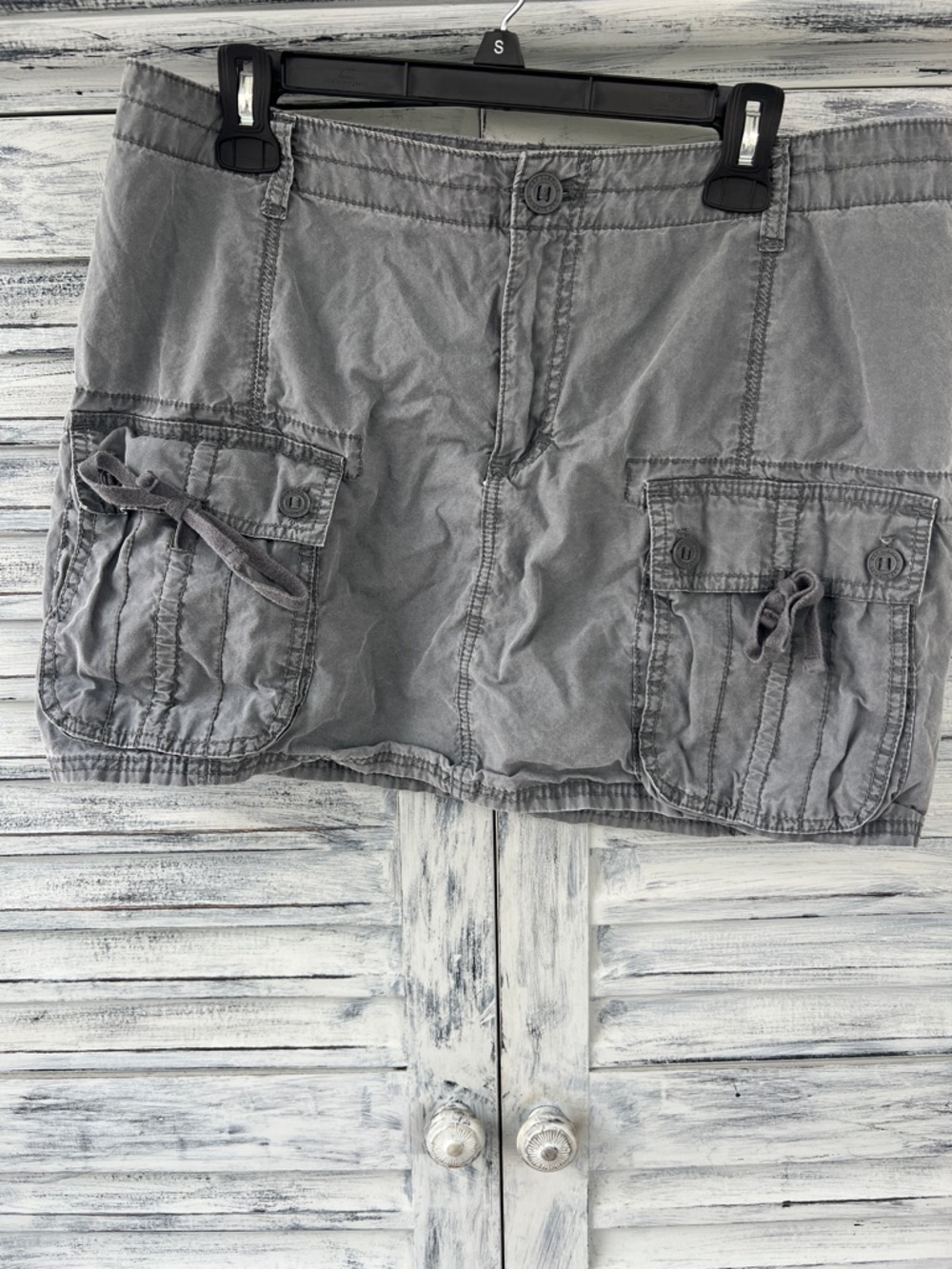GAP Gray Cargo Mini Size 14